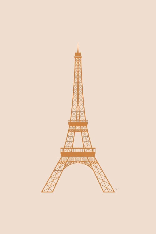 Vintage Aesthetic Paris, France Eiffel Tower
