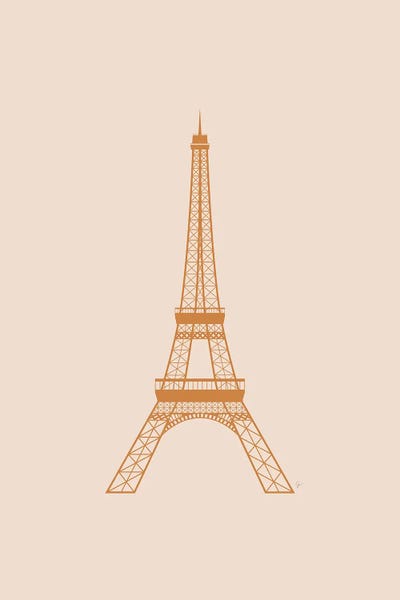 Vintage Aesthetic Paris, France Eiffel Tower