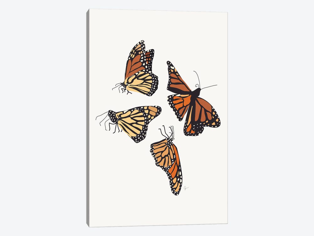 Monarch Butterflies by Lyman Creative Co. 1-piece Art Print