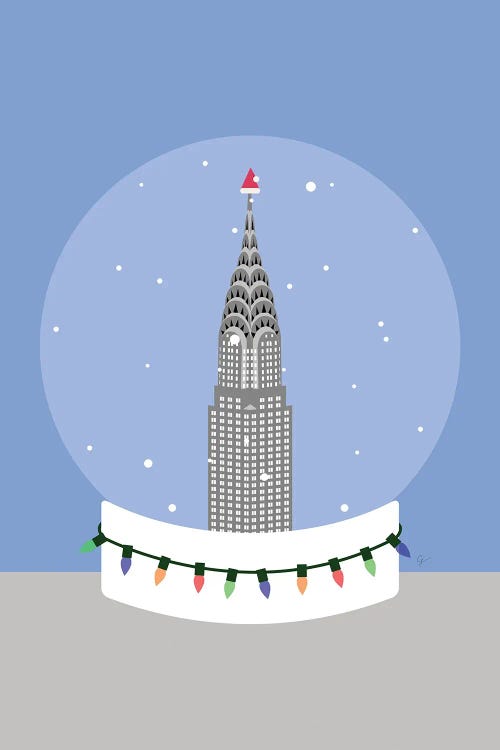 NYC Christmas Snow Globe