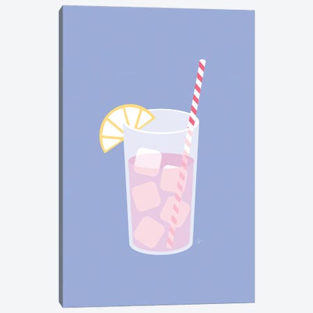 Pink Lemonade Canvas Print #ELY160} by Lyman Creative Co. Art Print