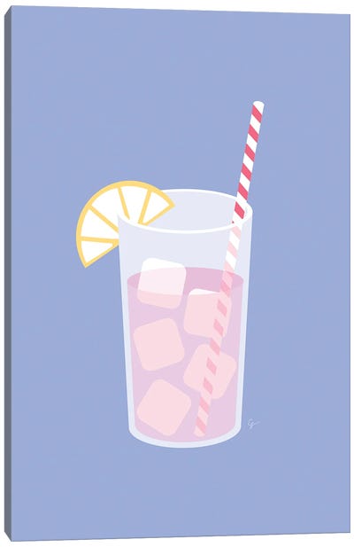Pink Lemonade Canvas Art Print - Lyman Creative Co