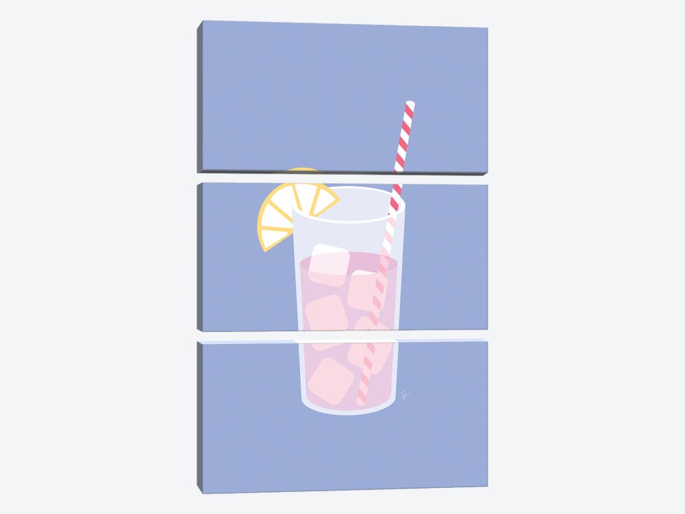 Pink Lemonade by Lyman Creative Co. 3-piece Canvas Print