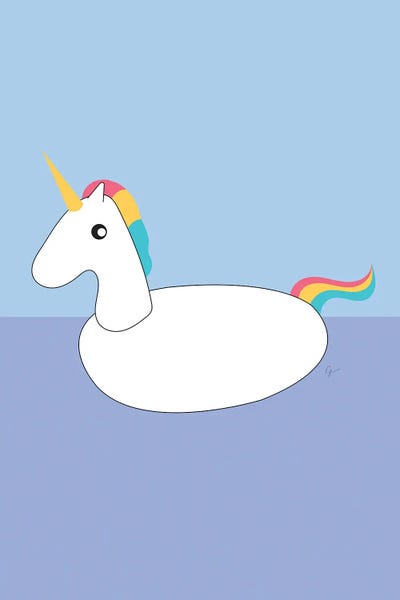 Unicorns: Unicorn Pool Float by Lyman Creative Co.