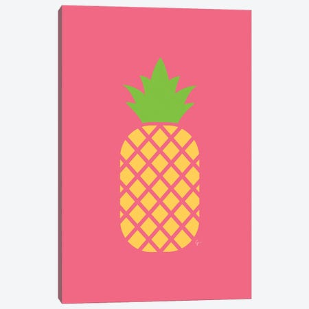 Pineapple Canvas Print #ELY163} by Lyman Creative Co. Art Print