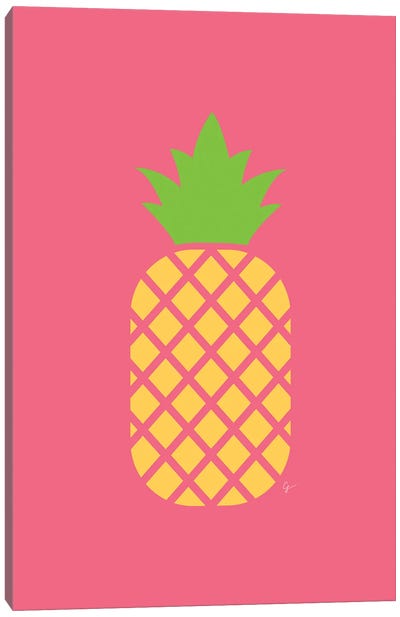 Pineapple Canvas Art Print - Pineapple Art