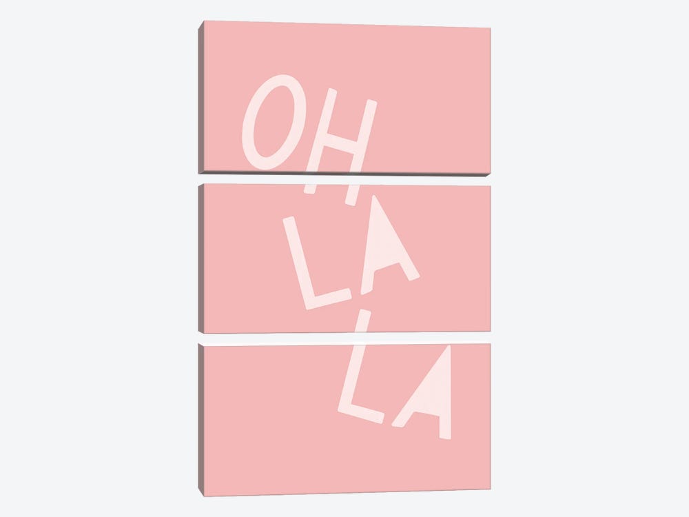 Oh La La by Lyman Creative Co. 3-piece Canvas Wall Art