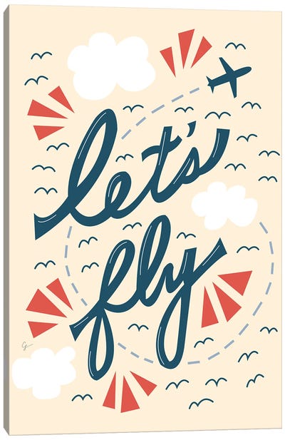 Let's Fly Canvas Art Print - Lyman Creative Co