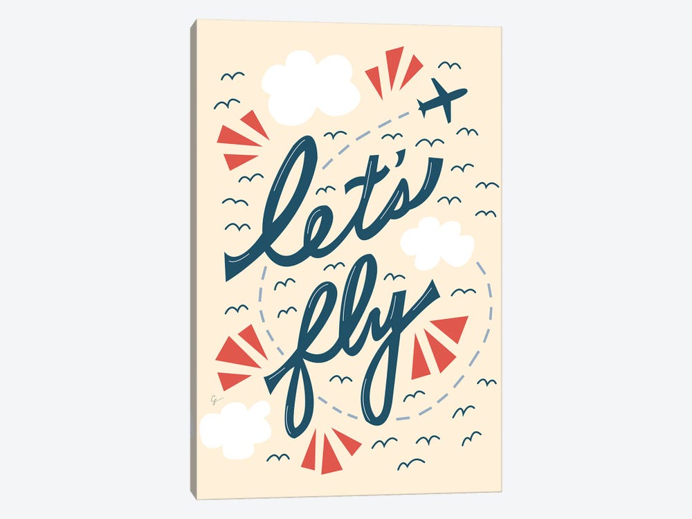Let's Fly by Lyman Creative Co. 1-piece Art Print