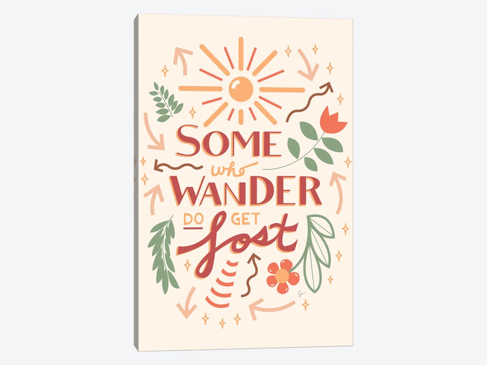 Some Who Wander Do Get Lost by Lyman Creative Co. 1-piece Art Print