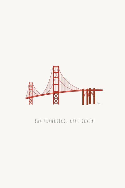 San Francisco: Golden Gate Bridge, San Francisco, California by Lyman Creative Co.