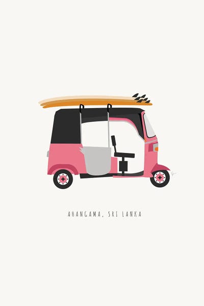 Sri Lanka: Ahangama, Sri Lanka Surf Tuk Tuk by Lyman Creative Co.