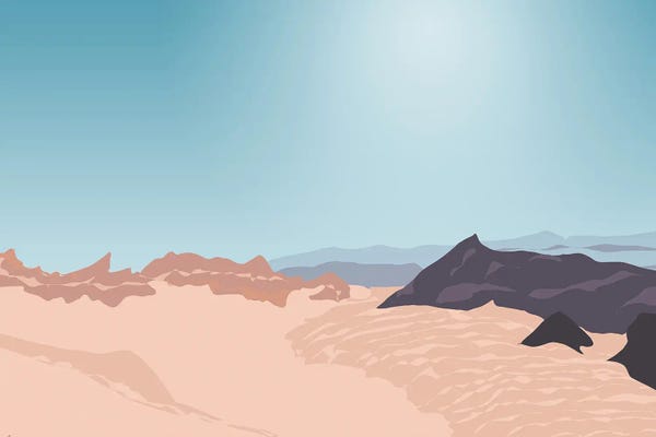 Valleys: Valle De La Luna (Moon Valley), San Pedro De Atacama, Chile by Lyman Creative Co.