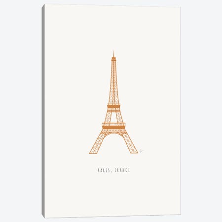 Eiffel Tower, Paris, France Canvas Print #ELY203} by Lyman Creative Co. Canvas Artwork