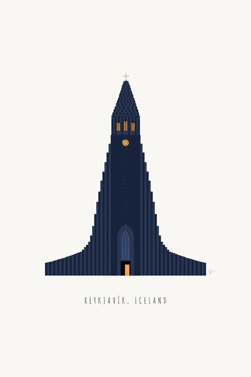 Reykjavík, Iceland by Lyman Creative Co. wall art