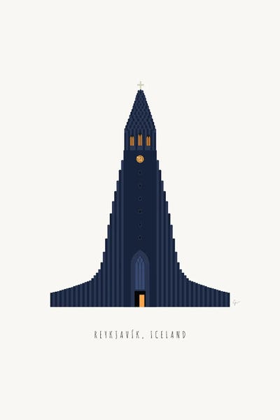 Places Of Worship: Reykjavík, Iceland by Lyman Creative Co.