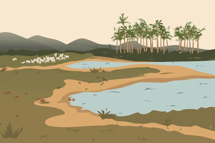 The Llanos, Colombia by Lyman Creative Co. wall art
