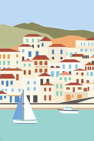 Greece: Batsi, Andros, Greece by Lyman Creative Co.