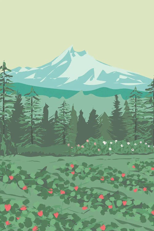 Mount Hood, Portland, Oregon by Lyman Creative Co. wall art
