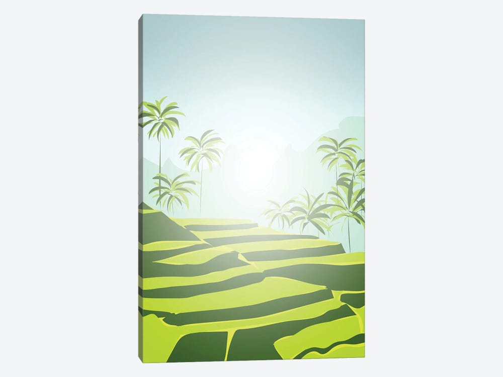 Tegalalang Rice Terraces, Bali, Indonesia by Lyman Creative Co. 1-piece Canvas Wall Art
