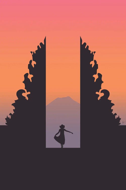 Pura Penataran Agung Lempuyang Temple, Bali, Indonesia by Lyman Creative Co. wall art