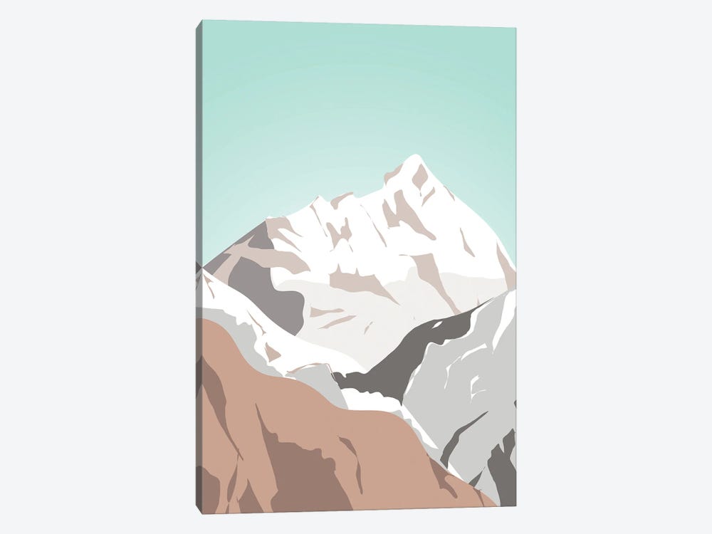 Nanda Devi Mountain, India by Lyman Creative Co. 1-piece Canvas Print