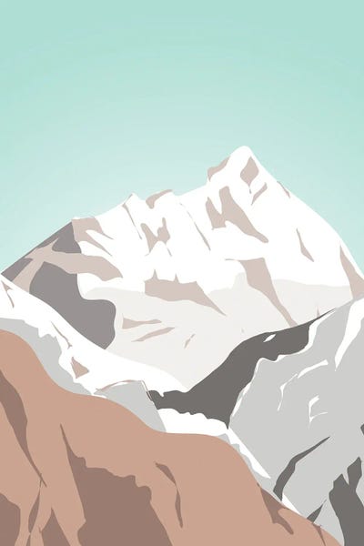 India: Nanda Devi Mountain, India by Lyman Creative Co.