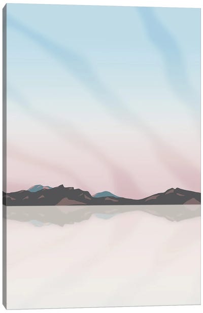 Sunset On The Salt Flats, Utah Canvas Art Print - Lyman Creative Co