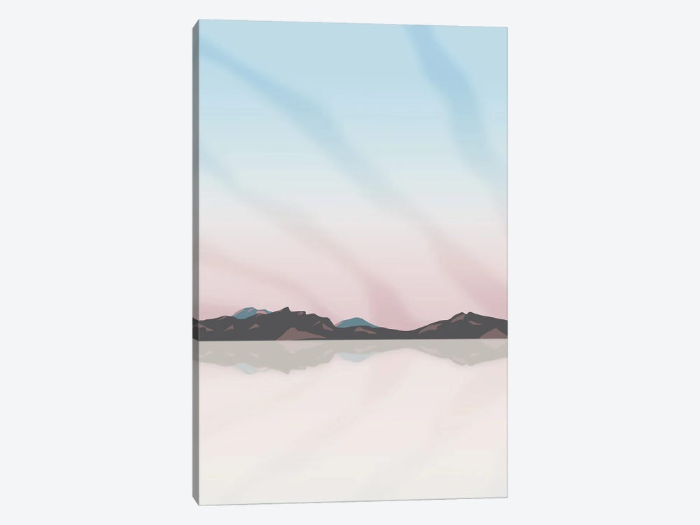 Sunset On The Salt Flats, Utah by Lyman Creative Co. 1-piece Canvas Art Print