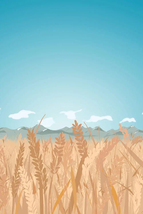 Montana's 'Golden Triangle' by Lyman Creative Co.  wall art