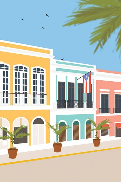 San Juan: Old San Juan, Puerto Rico by Lyman Creative Co.