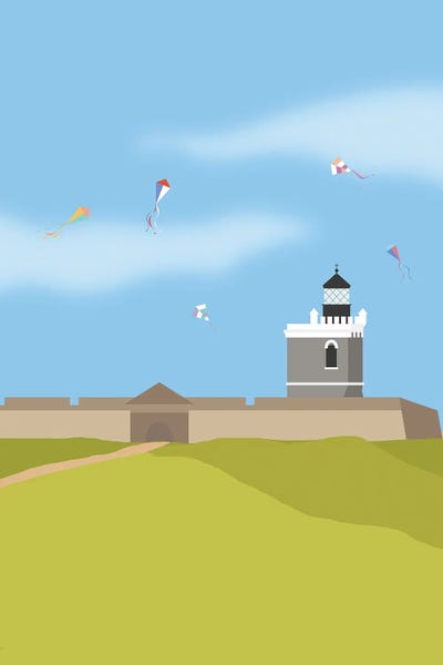 Lighthouses: Lighthouse, El Morro, Puerto Rico by Lyman Creative Co.