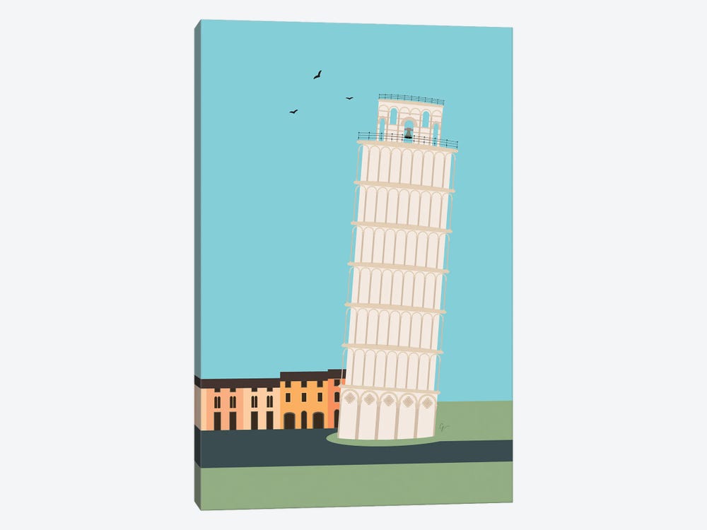 Leaning Tower Of Pisa, Italy by Lyman Creative Co. 1-piece Canvas Artwork
