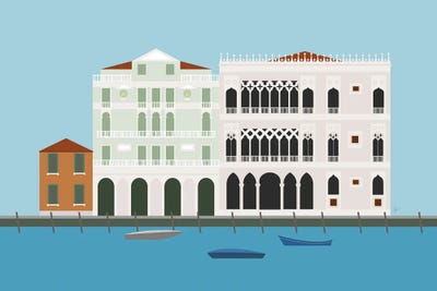 Venice, Italy Canals by Lyman Creative Co. acrylic art print