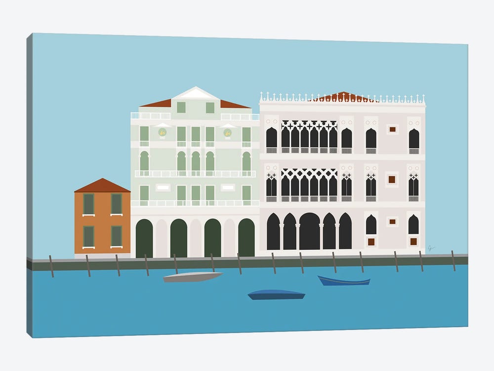 Venice, Italy Canals by Lyman Creative Co. 1-piece Canvas Art Print