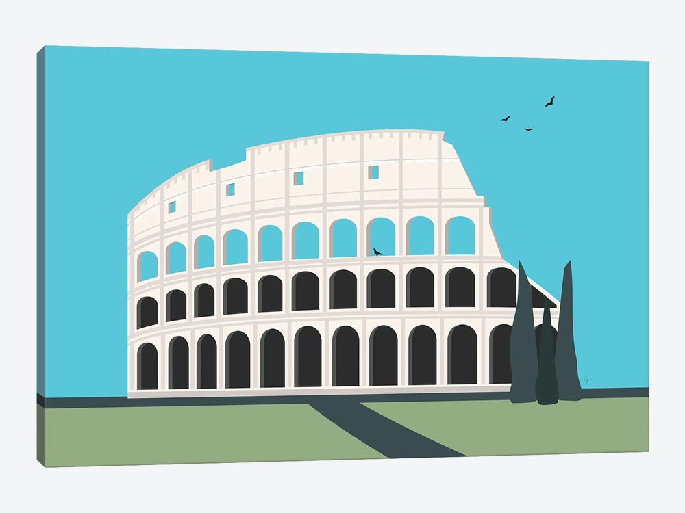 Colosseum, Rome, Italy by Lyman Creative Co. 1-piece Canvas Artwork