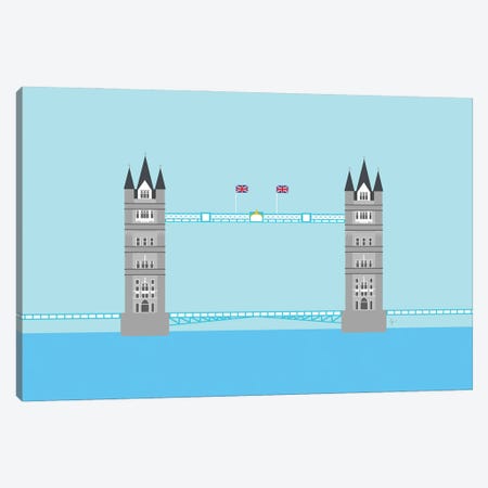 London, England | Tower Bridge Canvas Print #ELY74} by Lyman Creative Co. Canvas Artwork