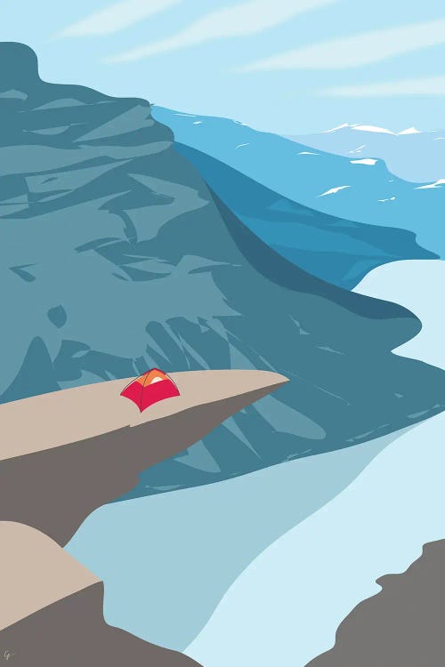 Trolltunga, Norway by Lyman Creative Co. wall art