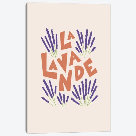 La Lavande French Lavender Canvas Print #ELY86} by Lyman Creative Co. Canvas Print