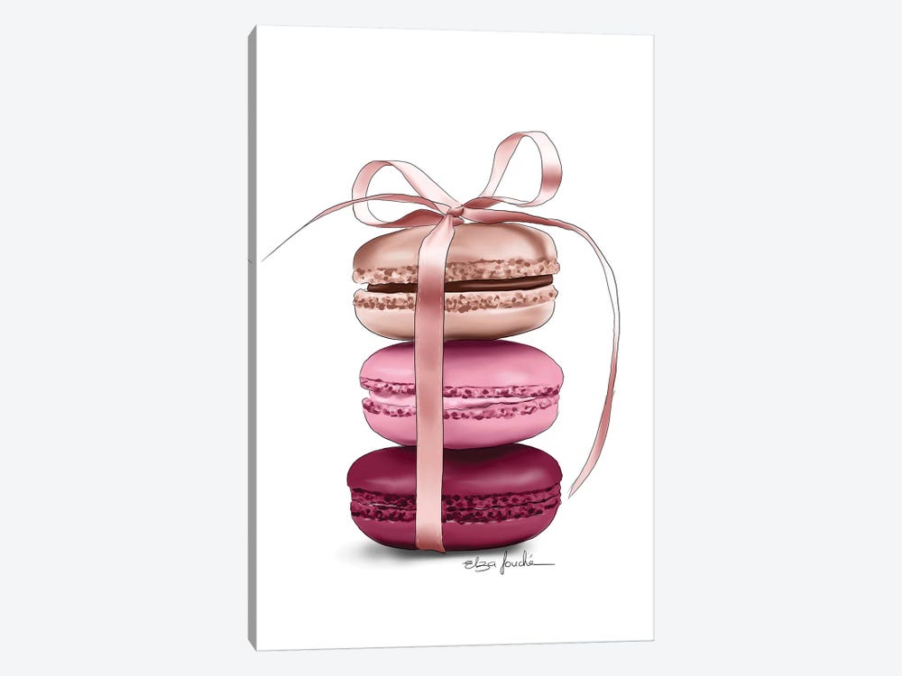 Macaroons by Elza Fouche 1-piece Canvas Print