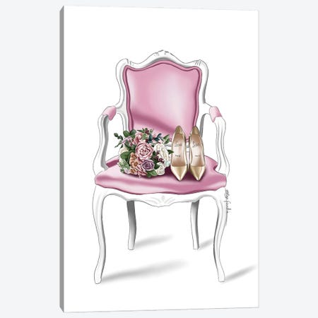 Bridal Chair Canvas Print #ELZ149} by Elza Fouche Canvas Print