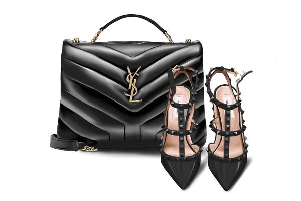 Fashion Illustrations: Ysl & Valentino by Elza Fouche