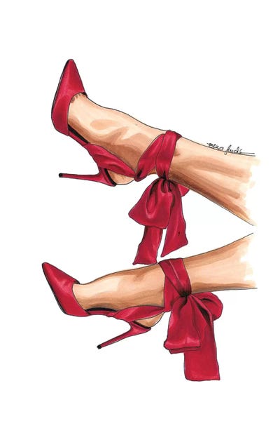 Gifts Inspired by Red: Cardinal Heels by Elza Fouche