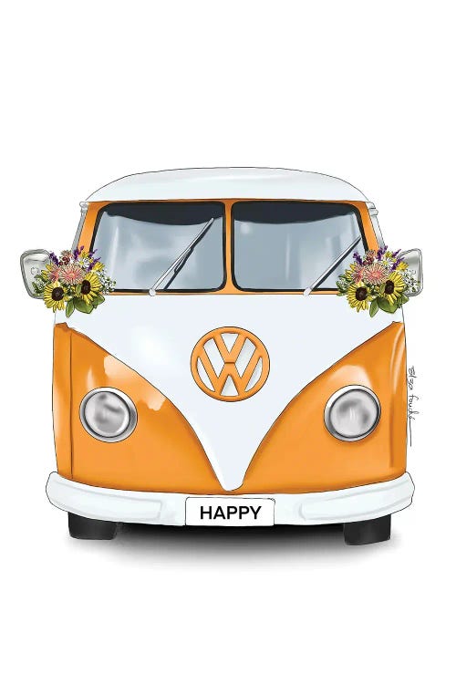 Happy Kombi Orange