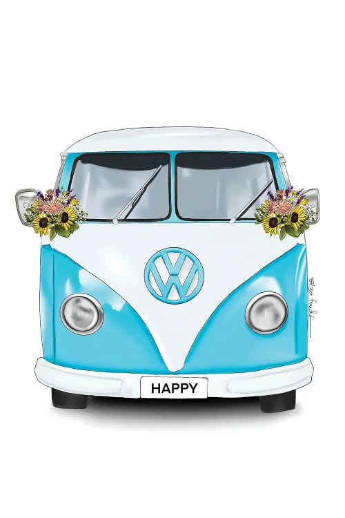 Happy Kombi Blue