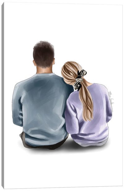Together Forever Canvas Art Print - Elza Fouché