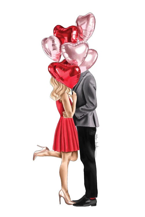 Behind The Balloons I by Elza Fouche wall art