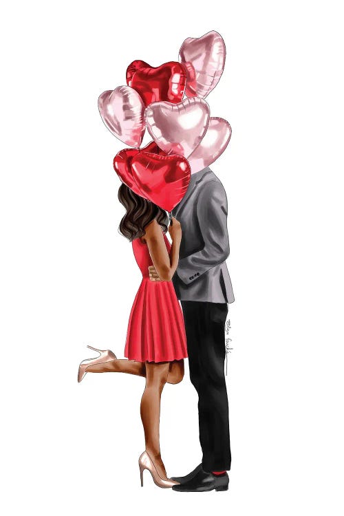 Behind The Balloons III by Elza Fouche wall art