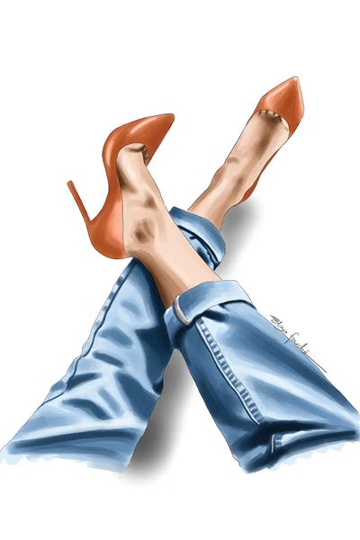 Orange Heels