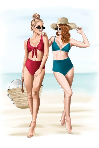 Women's Swimsuits: Beach Days by Elza Fouche